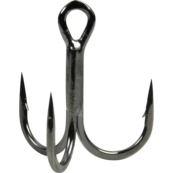 Rybářský háček Trojháček Gamakatsu-Spro Treble 18NS Short Shank Magic Eye NS Black vel.1/0 (6ks)