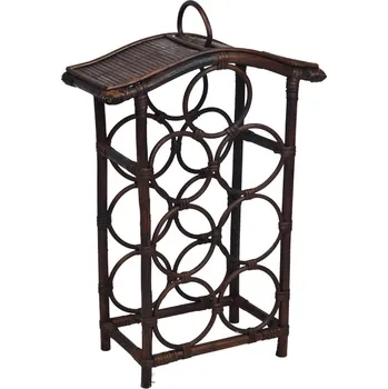 Stojan na víno Vingo Bambusový stojan na 7 lahví