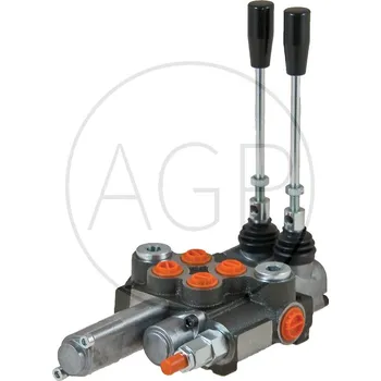 Rozvaděč Hydraulický rozvaděč dvoupákový dvojčinný s 1x plovoucí polohou a průtokem 40 l/min