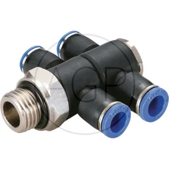 rozdělovač topení B-TVTEd2-10-1/2-KU T-rozdělovač-šroubení