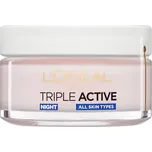 L'Oréal Paris Triple Active noční hydratační krém pro všechny typy pleti 50 ml + Prodloužená možnost vrácení zboží do 30 dnů.