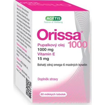 Agetis Orissa Pupalkový olej 1000 mg 60 cps.