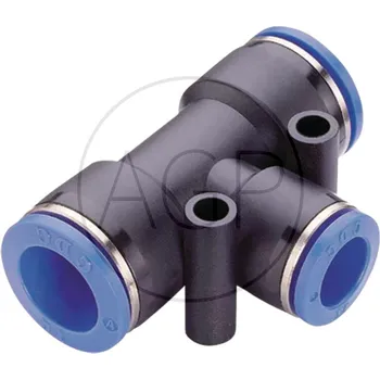 Příslušenství ke kompresoru Vzduchová T-spojka pro spojení vzduchových hadic o průměru 8 mm a 6 mm