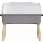 Sadbovač RESPA WOODER HIGH 78 cm šedý kámen