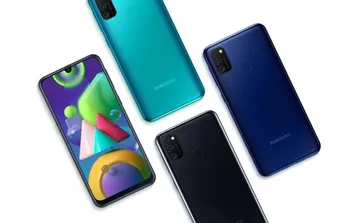 Samsungu Galaxy M21 barevné varianty