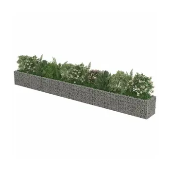 Vyvýšený záhon VidaXL Gabionový vyvýšený záhon 540 x 90 x 50 cm