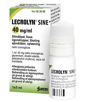 Lék na alergii Lecrolyn 40 mg 10 ml