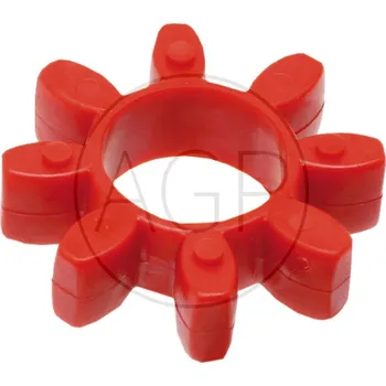 Vánoce A19/24 hvězda červená 98° Shore