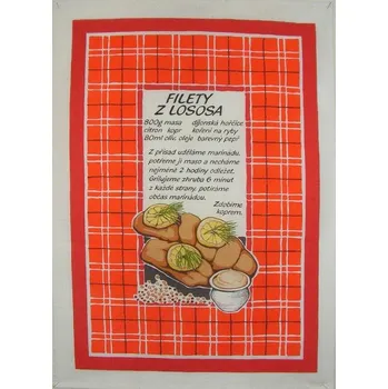 Utěrka Sleep-well Utěrka s receptem FILETY Z LOSOSA 1ks