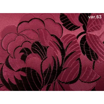HEDVA ČESKÝ BROKÁT Ondrin 160 krojový brokát RŮŽE A TULIPÁN vínová | 63