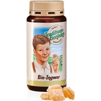 Sanct Bernhard Zázvorové bonbóny Bio 170 g Bonbon Sanct Bernhard Zázvorové bonbóny Bio 170 g