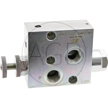 Instalatérský materiál 3-cestný regulační průtok ventilu DWST-T-08-BG/BR