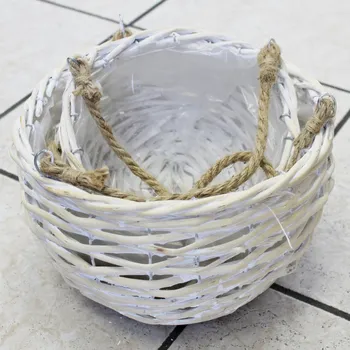 Ošatky obal závěs proutí S/2 béžová (HWH17659A/B)