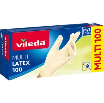 Čisticí rukavice Vileda Multi Latex 146087 M/L 100 ks