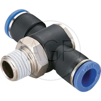 Instalatérský materiál B-TVTEdk-6-1/4-KU T-rozdělovač-šroubení