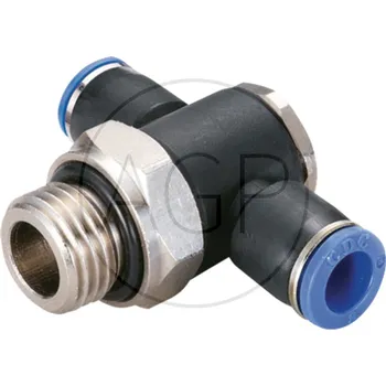 Instalatérský materiál B-TVTEd-6-1/4-KU T-rozdělovač-šroubení