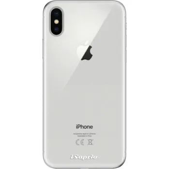 Pouzdro na mobilní telefon Silikonové pouzdro iSaprio - Apple iPhone X - 4Pure čiré (Odolný silikonový kryt, obal, pouzdro iSaprio - Apple iPhone X - 4Pure čiré - skvělá ochrana a pružnost, stylový UV potisk, lehkost, tiskne se v České republice)