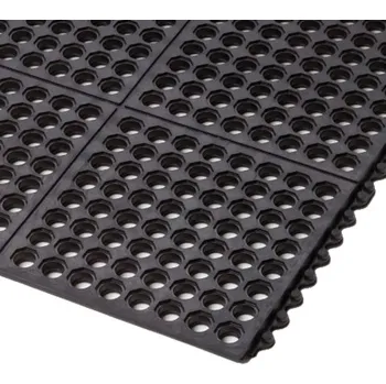 Rohožka Protiúnavová modulová rohož, děrovaná, odolná olejům