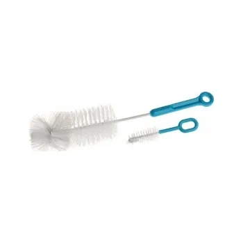 Kartáč na láhev a dudlík - modrá