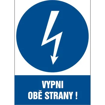 Kancelář Značka Vypni obě strany!