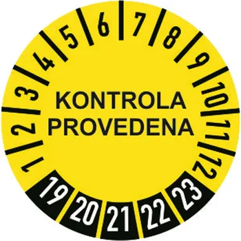 Značka Kontrola provedena