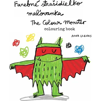 omalovánky Farebné strašidielko - Anna Llenas (2018, pevná bez přebalu lesklá)