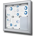 Extra hluboká vitrína 6xA4