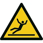 Podlahová značka – Nebezpečí uklouznutí, 50 cm, PVC