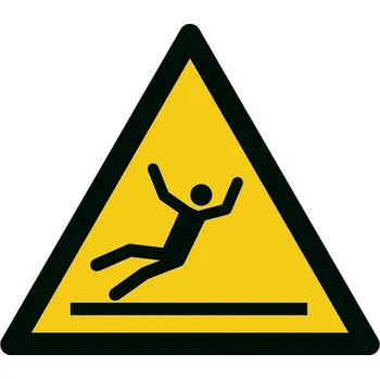 samolepka Podlahová značka – Nebezpečí uklouznutí, 50 cm, PVC