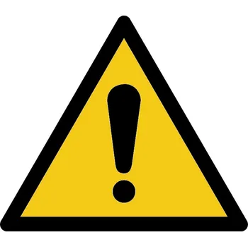 Kancelář Značka Výstraha, samolepicí fólie, 450 mm