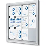 Protipožární extra hluboká vitrína 12xA4