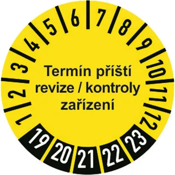 Značení Značka Termín příští revize