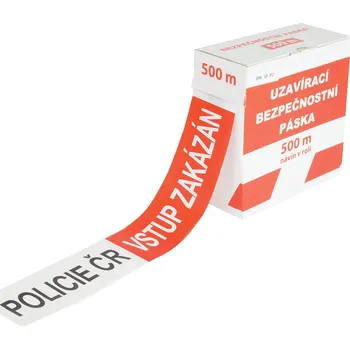 Lepicí páska Výstražná ohraničovací páska v boxu - POLICIE ČR - VSTUP ...