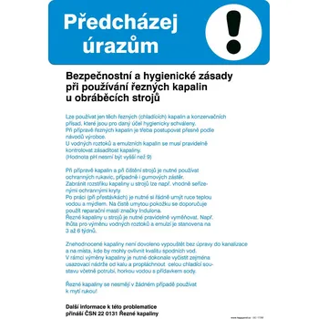 Značka Bezpečnostní a hygienické zásady při používání ...