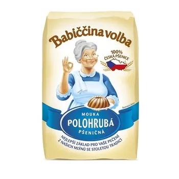 Mouka Babiččina volba Polohrubá pšeničná 1 kg