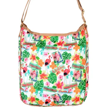 Plážová taška Nicole Brown Látková taška - JBCB 187 FLAMINGO