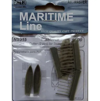 Plastikový model CMK 1/200 Bismarck - 2pcs. of 6m Cutter (TRUMP)
