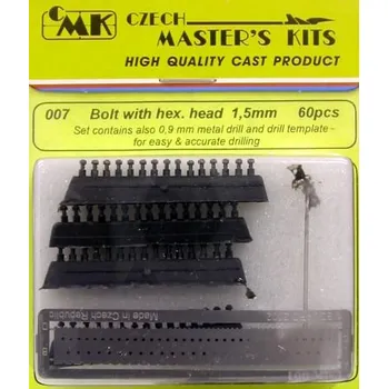 Plastikový model CMK Bolt+Hexagon.head 1.50mm