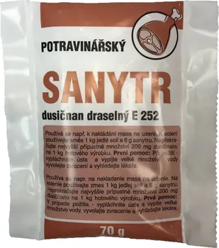 Kittfort Praha Sanytr potravinářský dusičnan draselný E 252 70 g