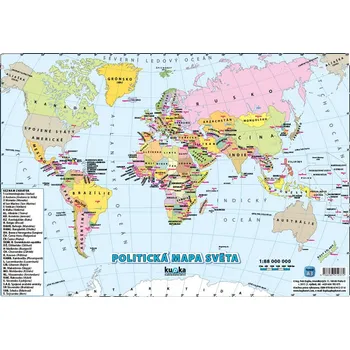 Politická mapa světa A3 - Petr Kupka