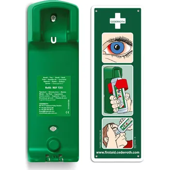 Lékárnička Držák na zeď pro výplach očí 500 ml Cederroth