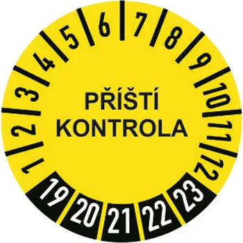 Kancelář Značka Příští kontrola