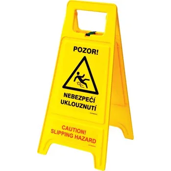 Kancelář Výstražná tabule – Pozor! Nebezpečí uklouznutí/Caution! Slipping hazard