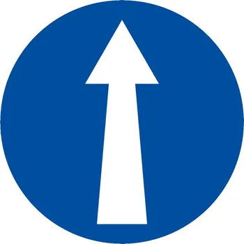 samolepka Podlahová značka – Směrová šipka, 10 cm, PE