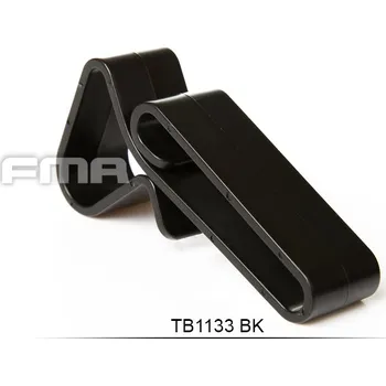 FMA FMA plastový závěs na MOLLE vazbu a opasek, 3 ks - Černá