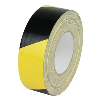 Lepicí páska Výstražná samolepicí textilní páska, levá, 5 cm × 50 m