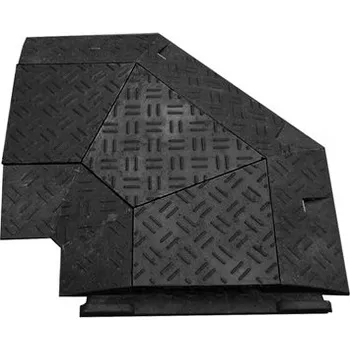 Elektroinstalační materiál Kabelový most rohový levý, černá