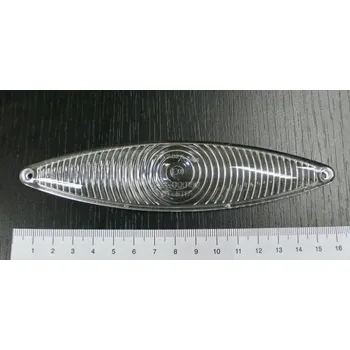 Osvětlení pro motocykl Sklíčko pro koncové světlo motocyklu Highway Hawk TECH GLIDE, E-mark, bílá (1ks) Bílá