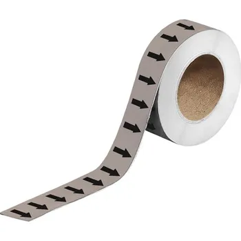 Lepicí páska Páska se šipkami, šedá/černá, 25 mm