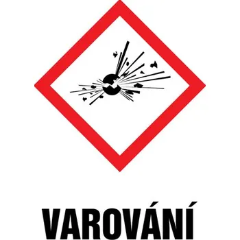 Značení Značka GHS01 Varování, fólie, 52 × 74 mm